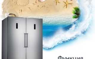 Для чего нужна функция «Отпуск» в холодильниках и что это такое