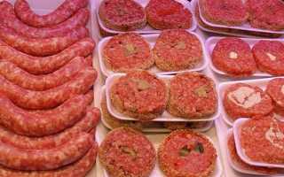 Сколько можно хранить мясные полуфабрикаты
