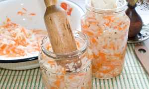Условия хранения квашеной капусты