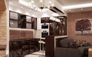 Планировка кухни-гостиной 19 кв м