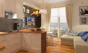 Особенности оформления кухни-гостиной 14 м²