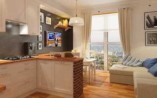 Особенности оформления кухни-гостиной 14 м²