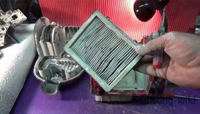как разобрать пылесос самсунг 1600w