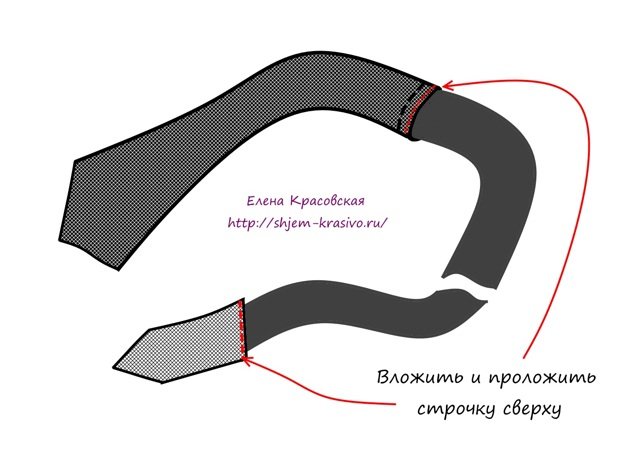 Как сшить галстук своими руками: выкройка для мужчины и мальчика на резинке