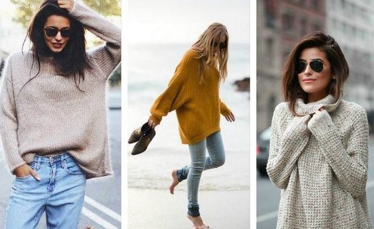 Оверсайз - стиль в одежде для женщин. Что это, фото, кому подходит, как смотрится. Вязаные вещи для женщин за 40, полных, невысоких.