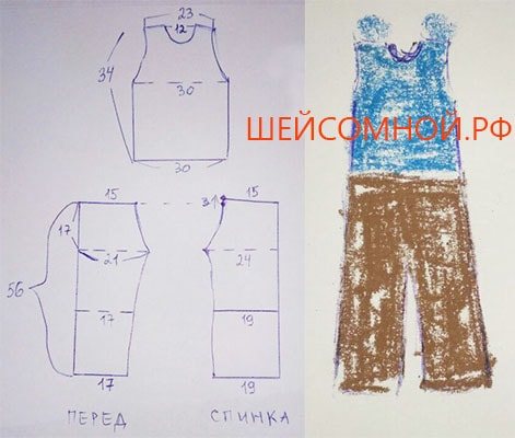 штаны на синтепоне выкройка