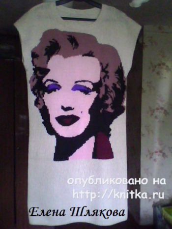 Туника спицами Монро