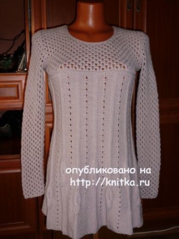 Женская туника спицами