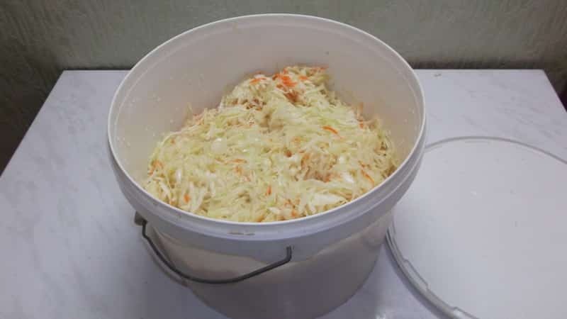 Условия хранения квашеной капусты