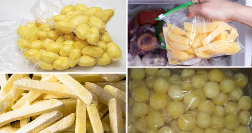 Как нужно хранить сырой очищенный картофель
