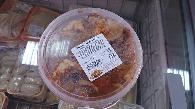 Сколько хранится мясо в маринаде для шашлыка в холодильнике