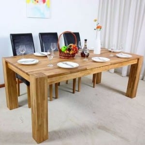 Деревянные обеденные столы для кухни