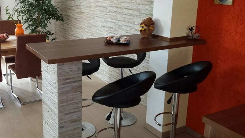 Барные стойки из кухонных столешниц своими руками