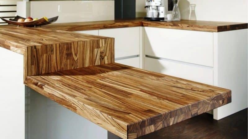 Чем покрывать столешницы из дерева на кухне