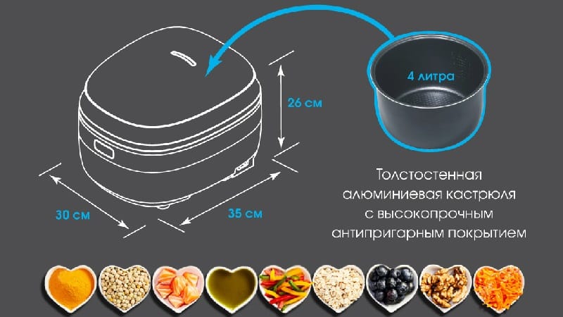 Что такое 3D нагрев в мультиварках