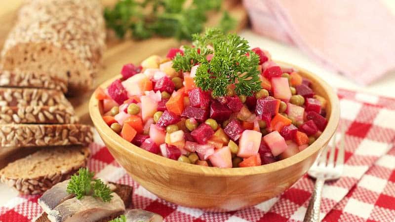 Хранение винегрета — условия и сроки