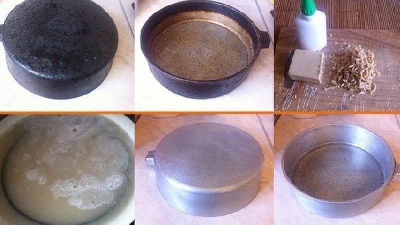 Как почистить алюминиевые кастрюли от нагара