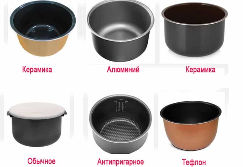 Какие чаши для мультиварок лучше: керамические или антипригарные