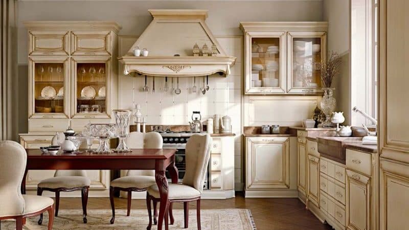 Классические элитные кухни класса «люкс»