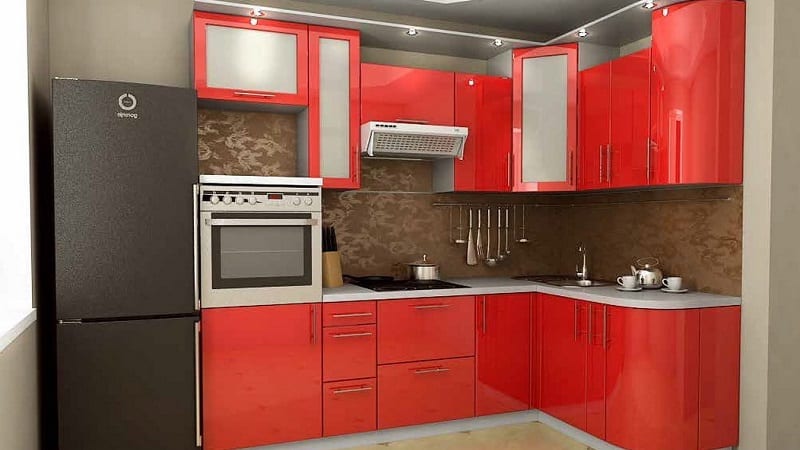 Кухонные гарнитуры для маленьких кухонь - экономим место на кухне