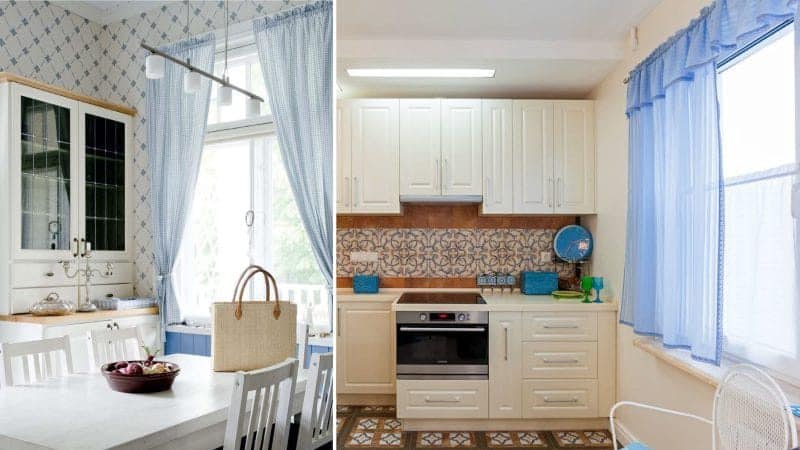 Выбираем короткие шторы до подоконника на кухню