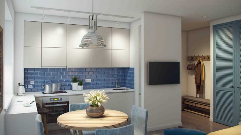 Особенности оформления кухни-гостиной 14 м²