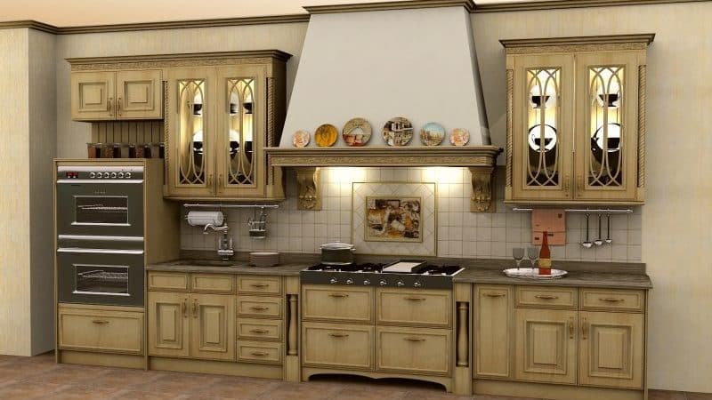 Прямые кухни в современном интерьере