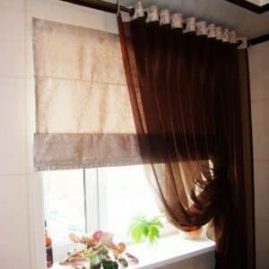 Подбираем римские шторы на кухню