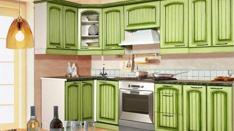 Покраска кухонных фасадов
