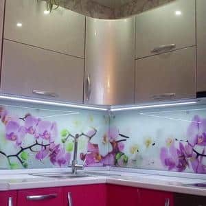 Стандартные размеры кухонного фартука по высоте и ширине