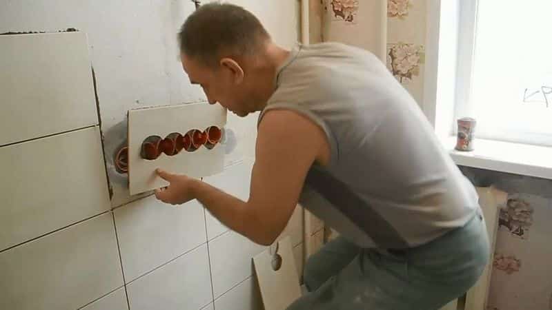 Укладка фартука из плитки на кухне самостоятельно