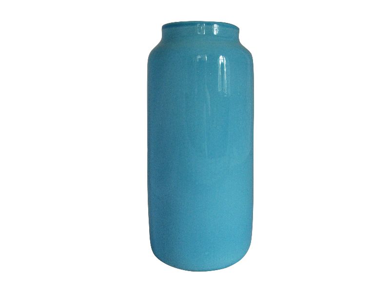 Ваза цилиндрическая Дымов Керамика 270x90 Цвет: голубой, товары для загоро фото 1