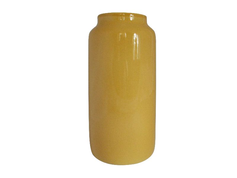 Ваза цилиндрическая Дымов Керамика 270x90 Цвет: медовый, товары для загоро фото 1