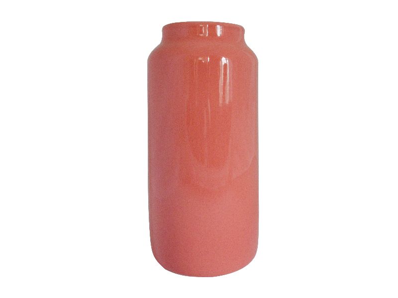 Ваза цилиндрическая Дымов Керамика 270x90 Цвет: розовый, товары для загоро фото 1