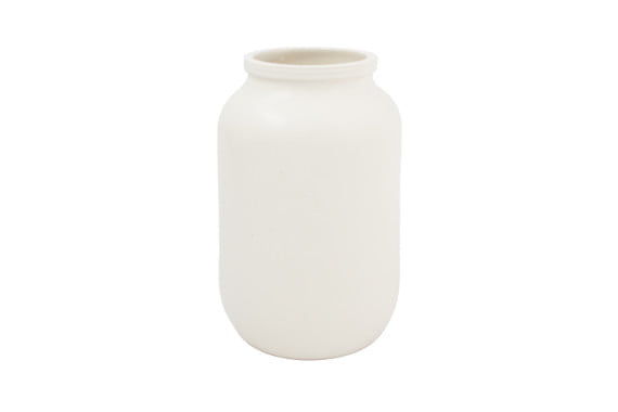 Ваза-банка Дымов Керамика 1.4 л Цвет: белый, товары для загородного дома фото 1