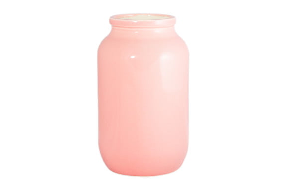 Ваза-банка Дымов Керамика 1 л Цвет: розовый, товары для загородного дома фото 1