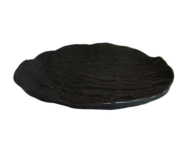 Тарелка фактурная Дымов Керамика Лава 300x250, товары для загородного дома фото 1