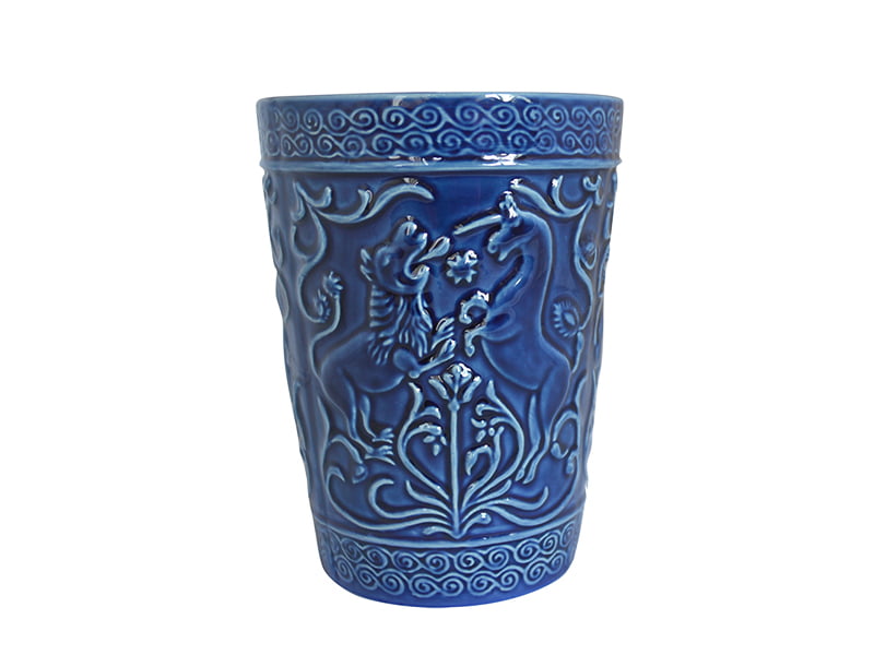 Ваза Единорог Дымов Керамика 200x150 Цвет: синий, товары для загородного д фото 1