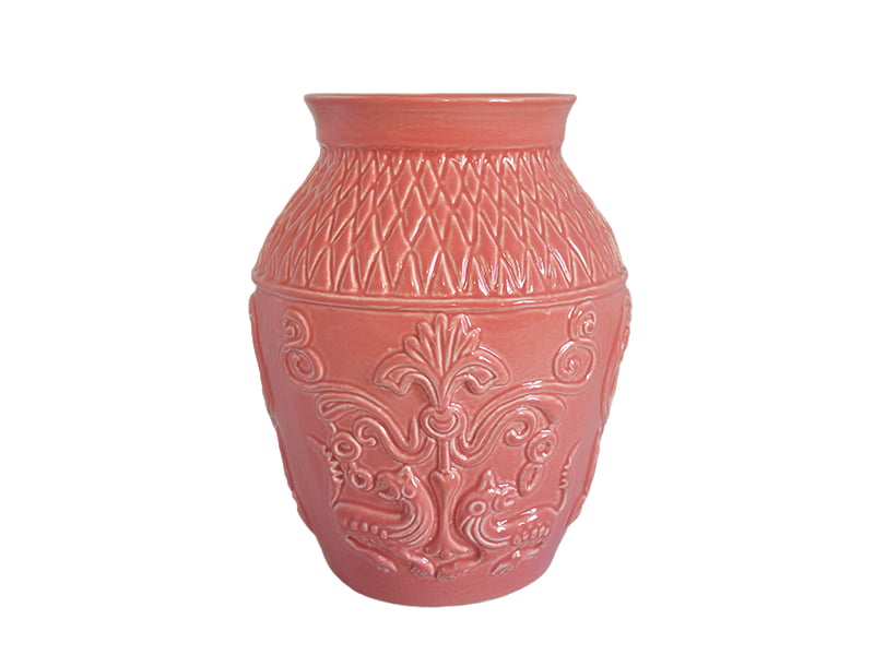 Ваза Собаки Дымов Керамика 220x120 Цвет: розовый, товары для загородного д фото 1