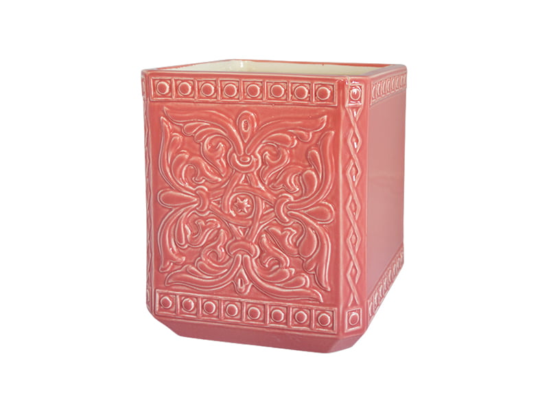 Ваза Орнаментальная Дымов Керамика 180x150 Цвет: розовый, товары для загор фото 1