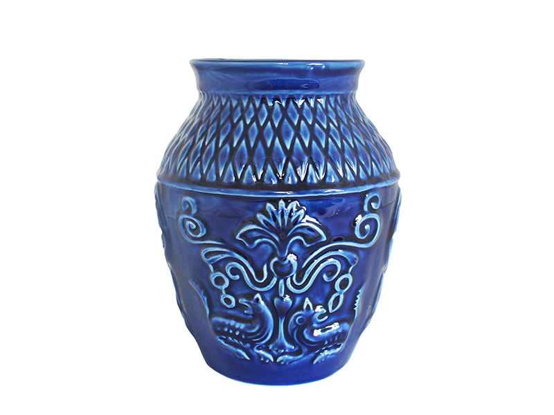 Ваза Собаки Дымов Керамика 220x120 Цвет: синий, товары для загородного дом фото 1